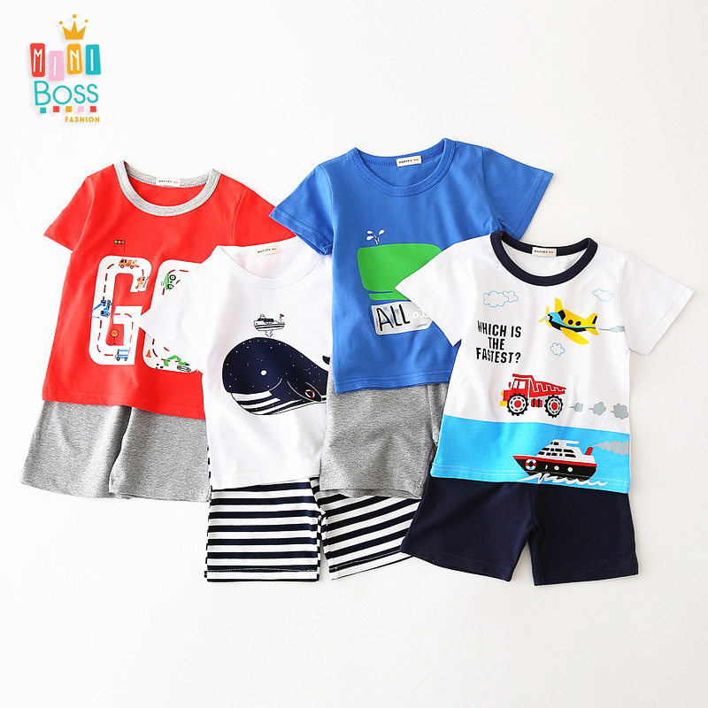 Bộ quần áo bé trai Wapypy (10-26kg) Quảng châu cao cấp | Quần áo trẻ em MiniBoss