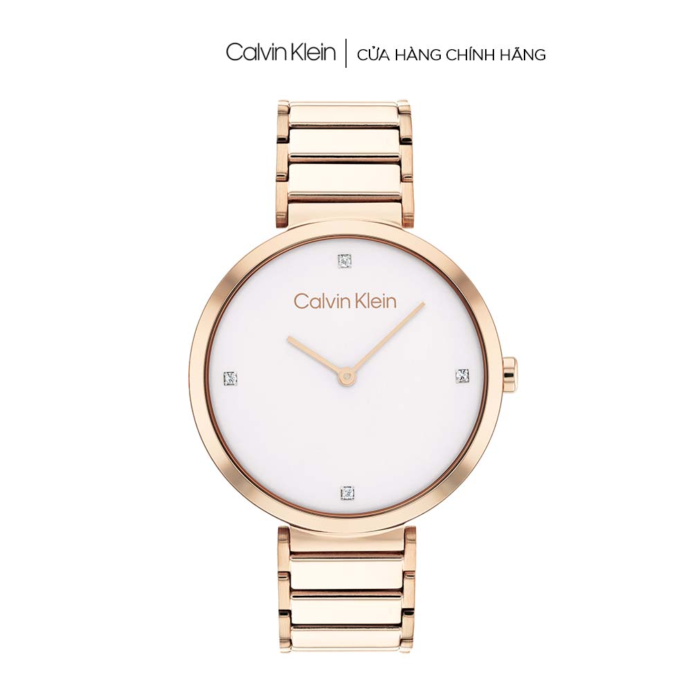 15.9 x DISCOUNT 25% x Đồng hồ Calvin Klein Nữ dây Kim loại SS22