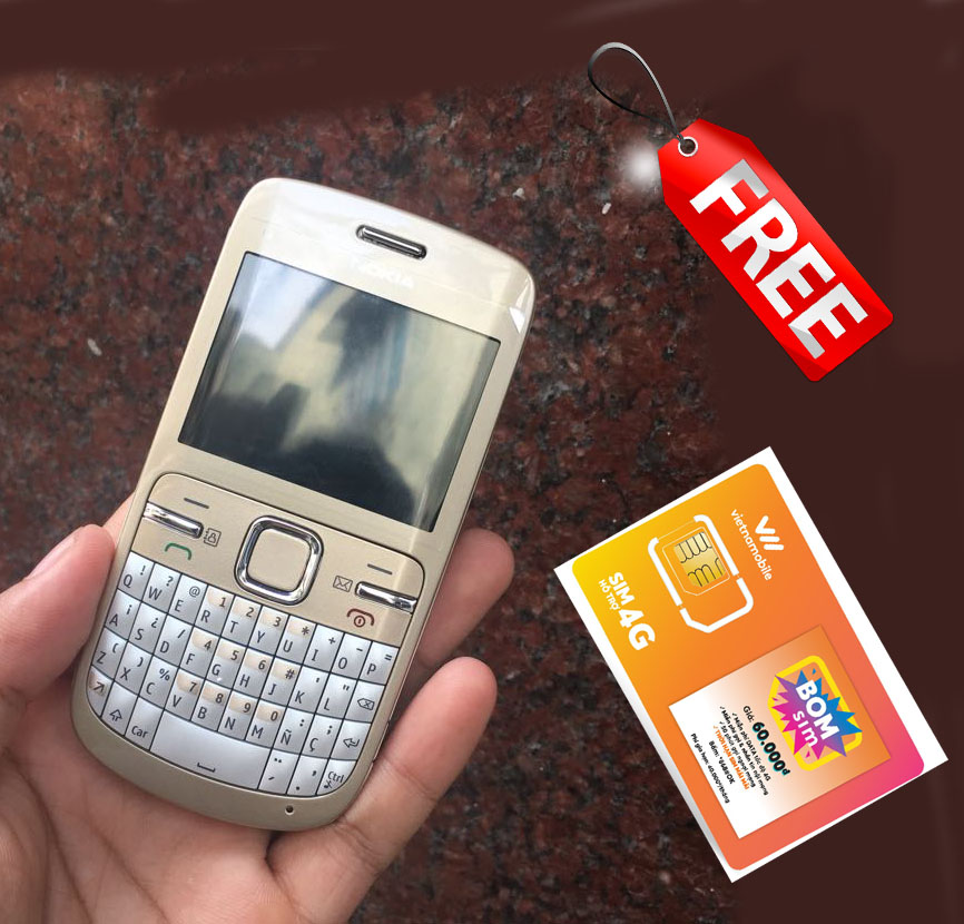 Điện thoại độc cổ nokia c3 00 Wifi máy cũ vỏ mới giá rẻ