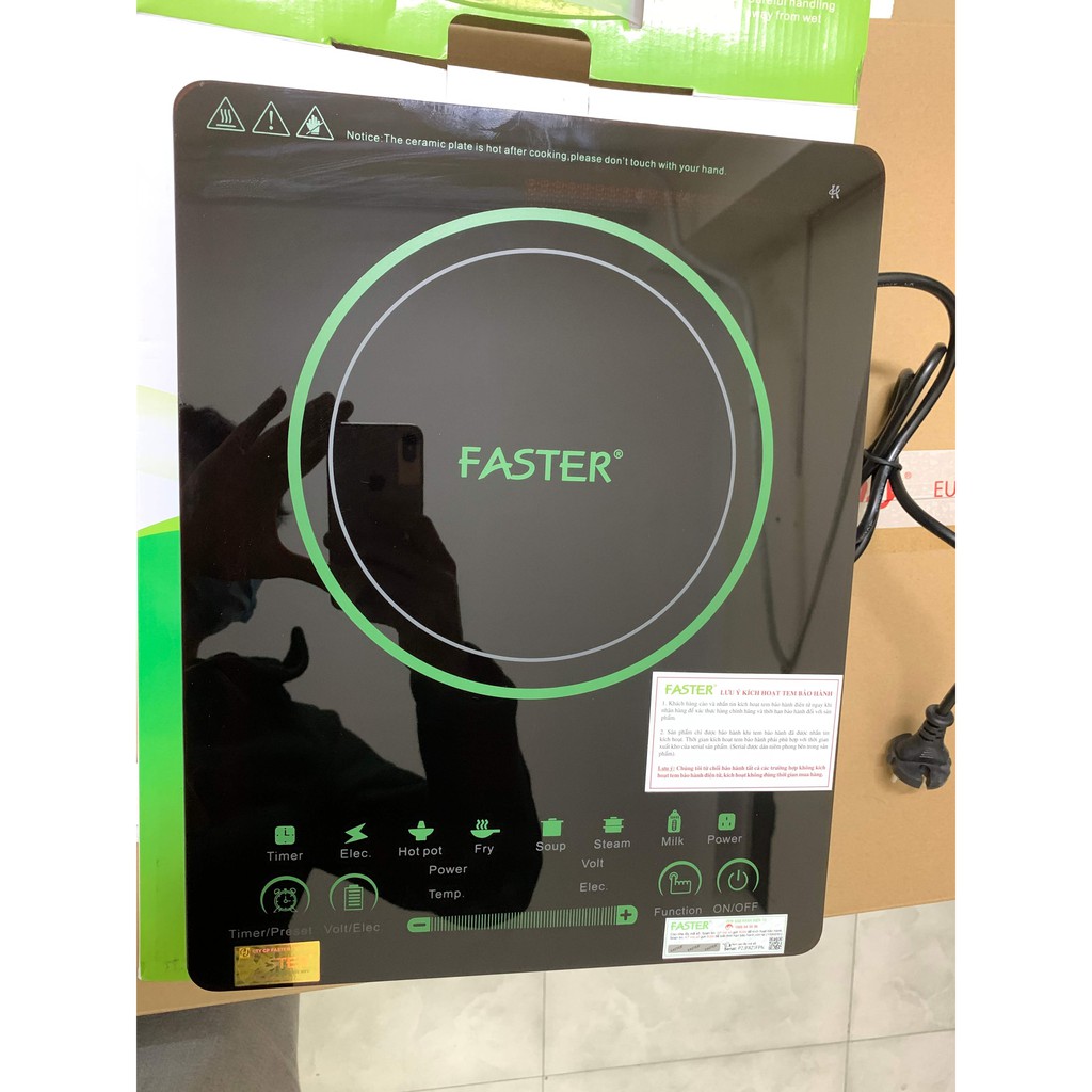 Bếp từ đơn Faster FS 188I Công nghệ Inverter Bảo hành theo tem điện tử 2 năm