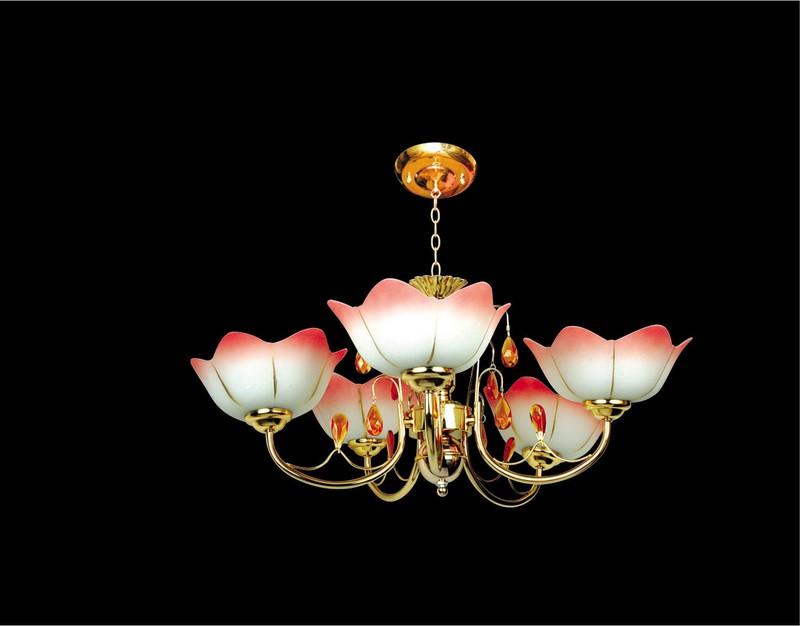 Đèn chùm phòng khách cao cấp nc6210/5 - tặng bóng led