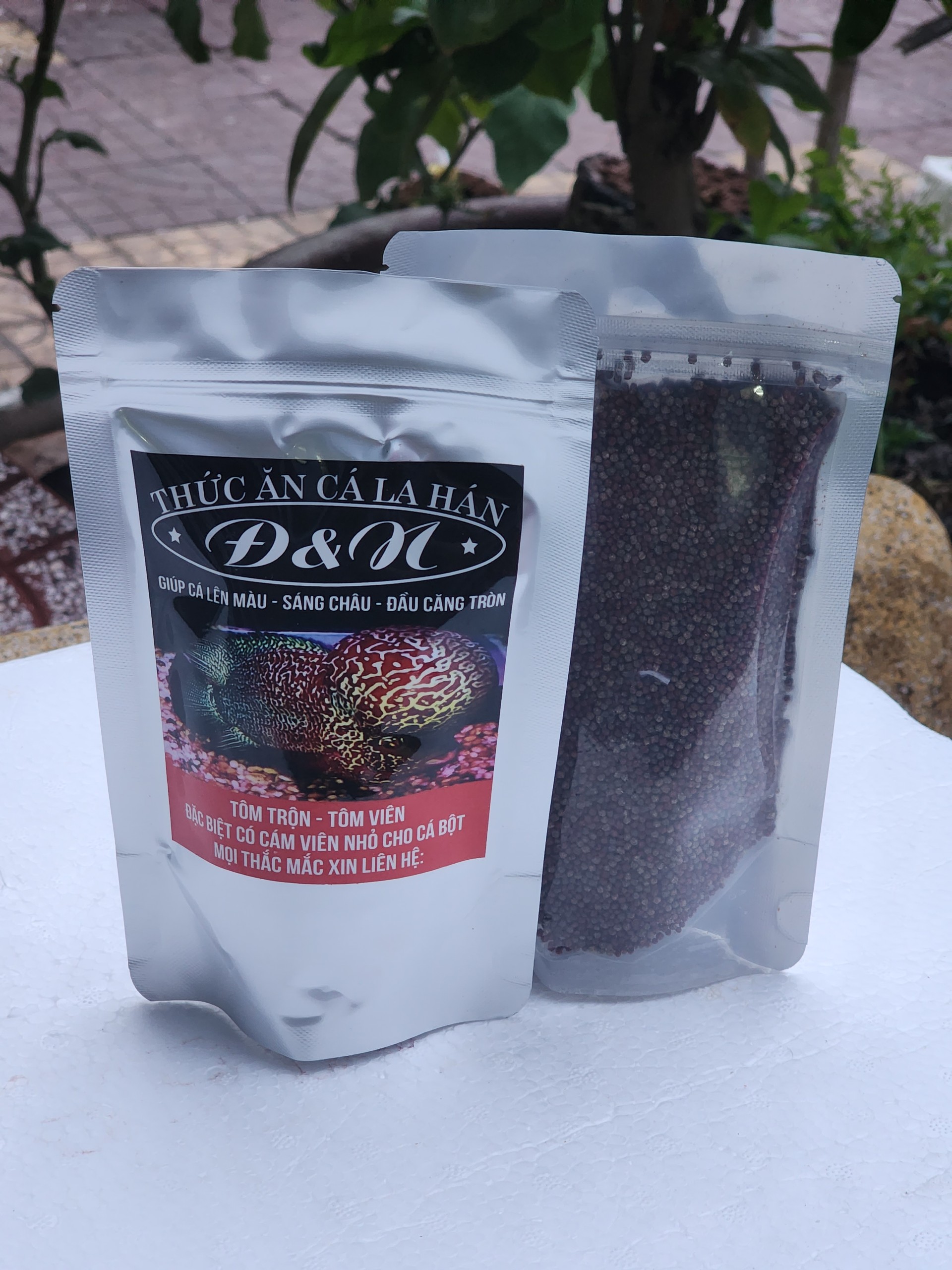 Công thức độc quyền - cám cá la hán đ&n gói 100g