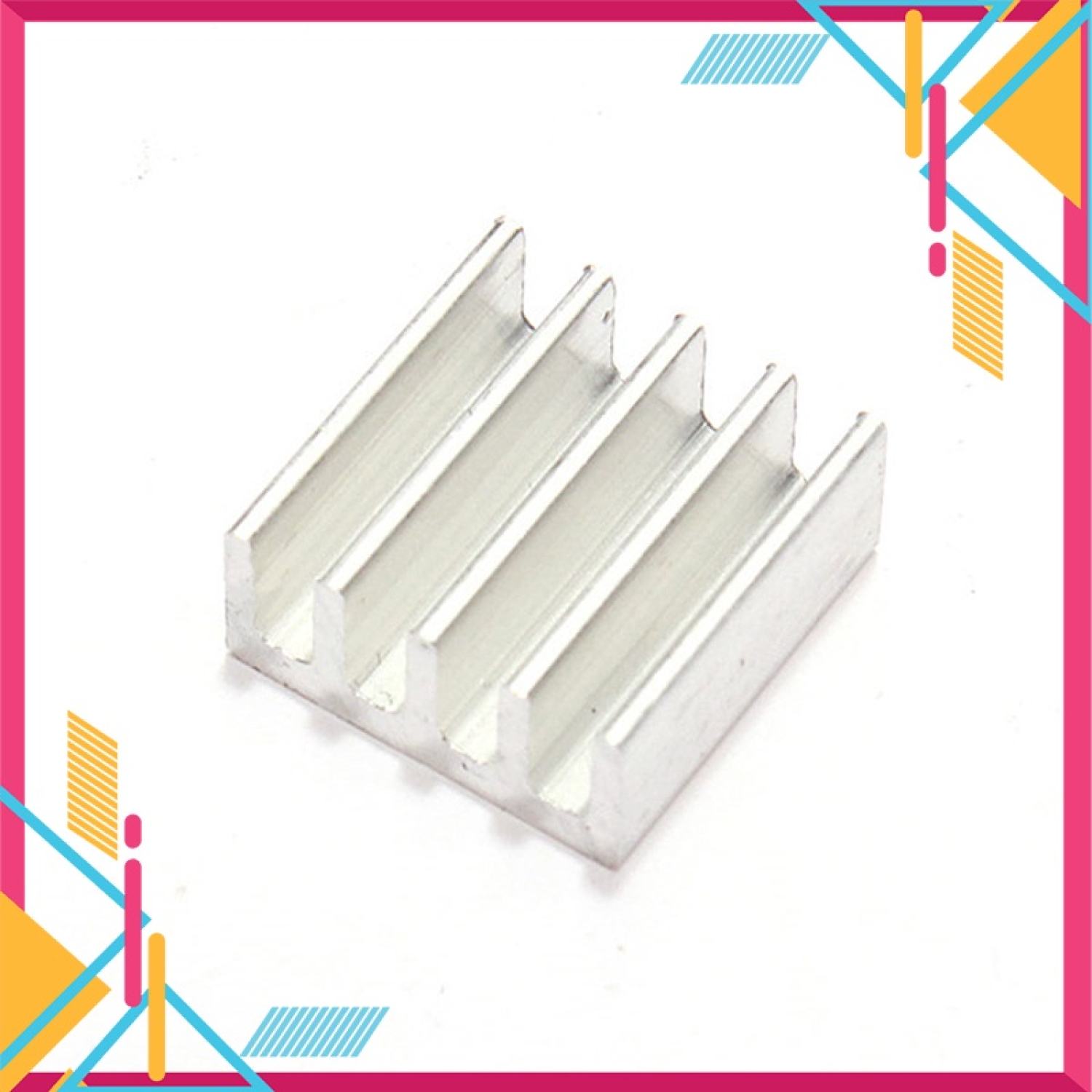 9x9x5mm nhôm tản nhiệt bạc đen lưng keo A4988 tản nhiệt đặc biệt