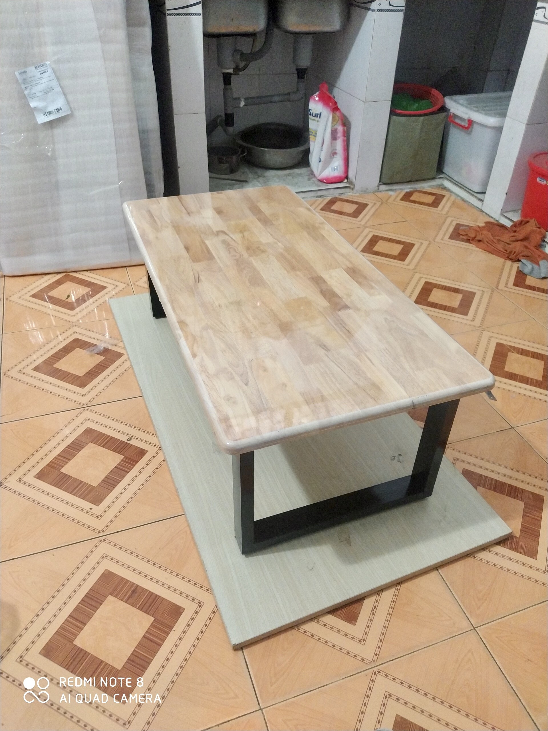 [HCM]Bàn Gỗ cao su ngồi bệt kích thước ( 40*80*35)