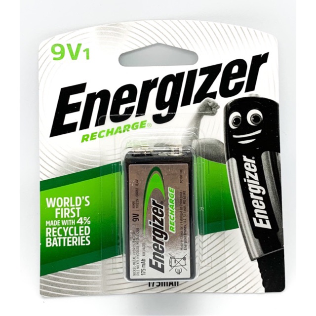1 viên pin 9v sạc nh22 bp1 175mah energizer - hàng chính hãng