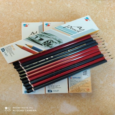 1 cây bút chì thiên long 2b art pencil - c18