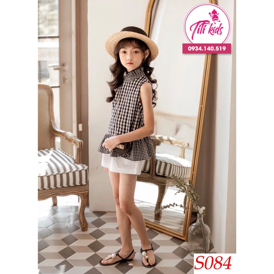 Set quần áo thời trang bé gái cao cấp s084