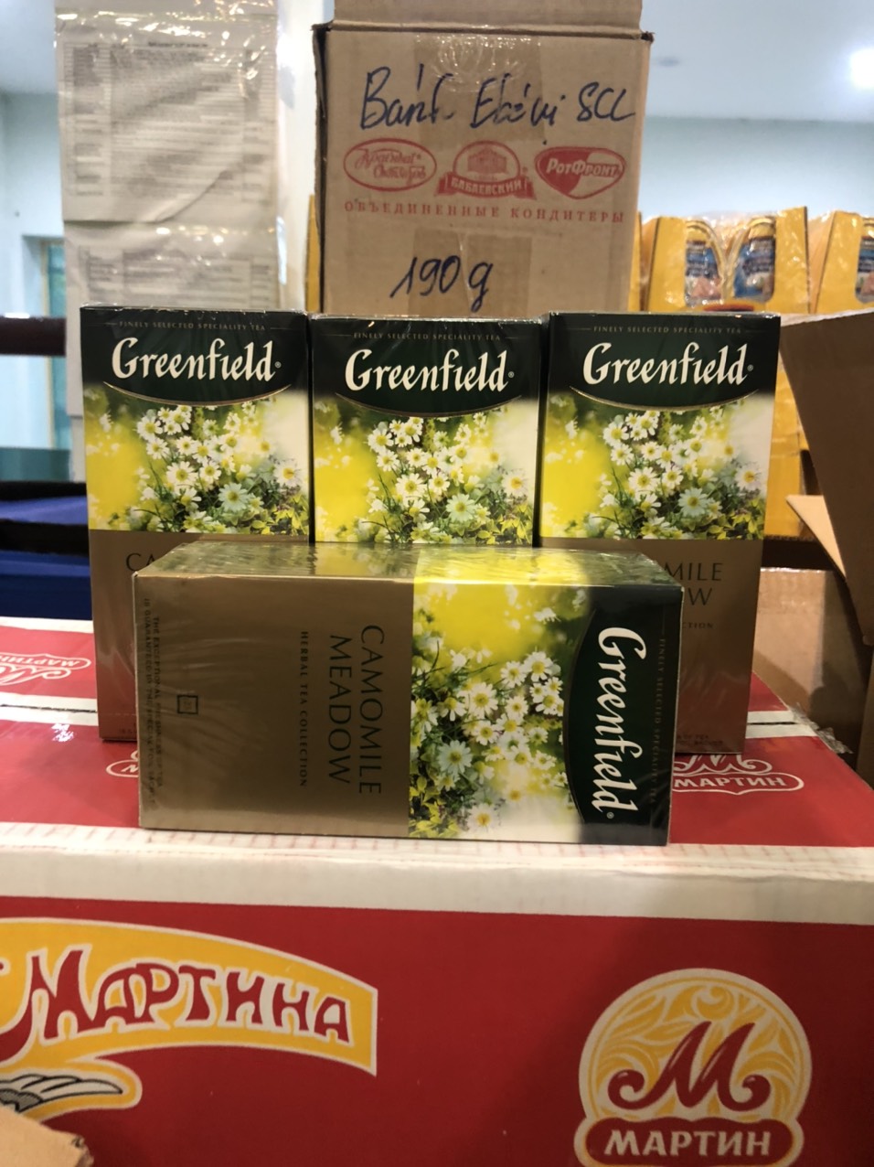 Trà hoa cúc greenfield của nga🇷🇺freeship🇷🇺trà nhúng nga