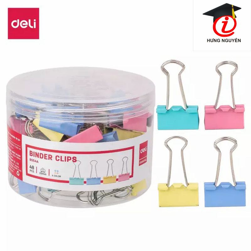 Kẹp bướm màu 25mm 8554 a