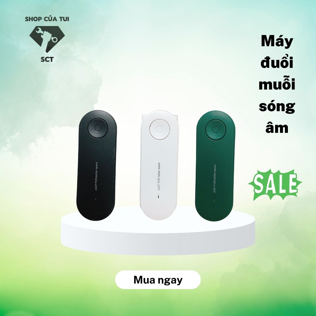 Máy diệt muỗi sử dụng sóng siêu âm, an toàn cho sức khỏe gia đình bạn