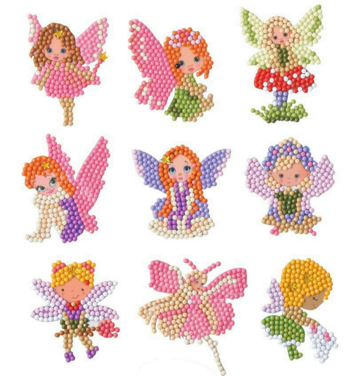 Bộ sticker đính đá trang trí