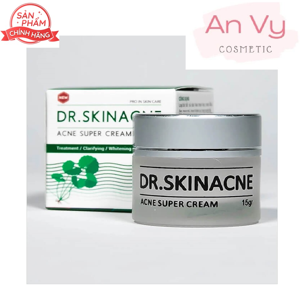 Kem giảm mụn ngừa thâm liền sẹo dr.skinacne 15g - mẫu mới