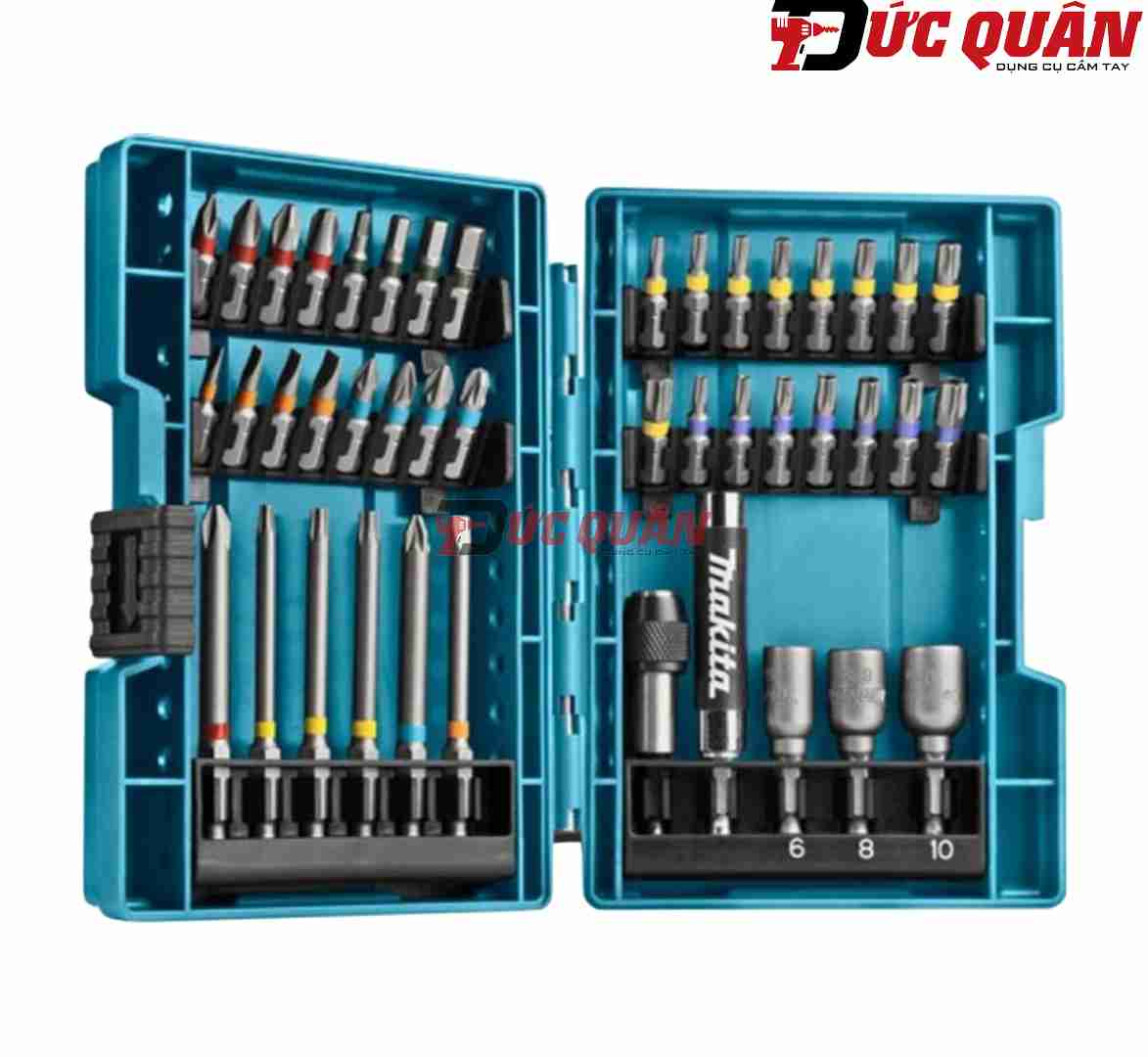 Bộ mũi vít nhiều màu makita b-55697