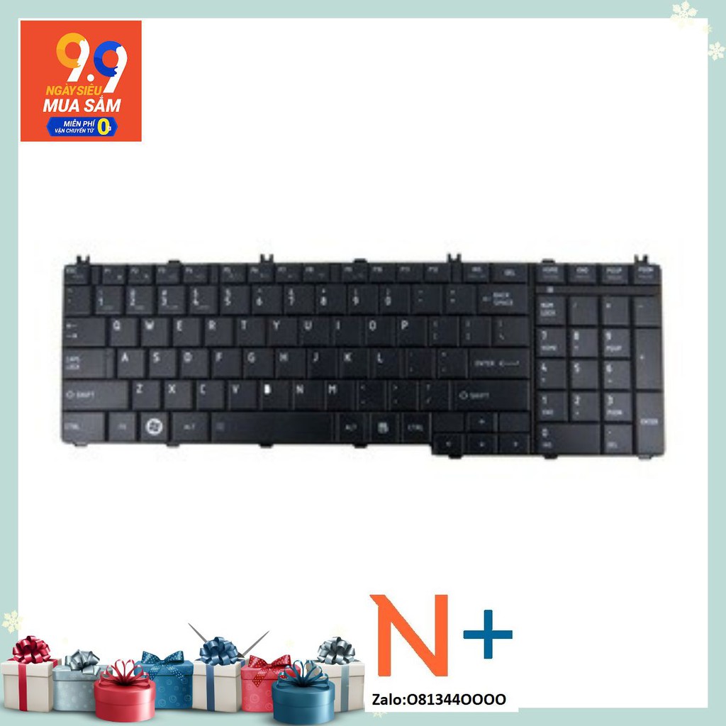 Bàn phím laptop Toshiba Satellite L750 L755 L755D (Đen)