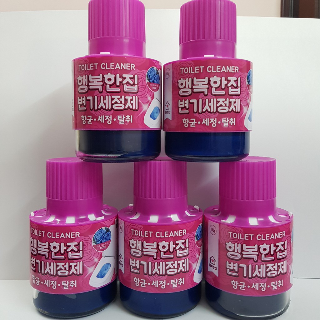 Cốc thả bồn cầu hàn quốc 180g hương hoa hồng dịu nhẹ