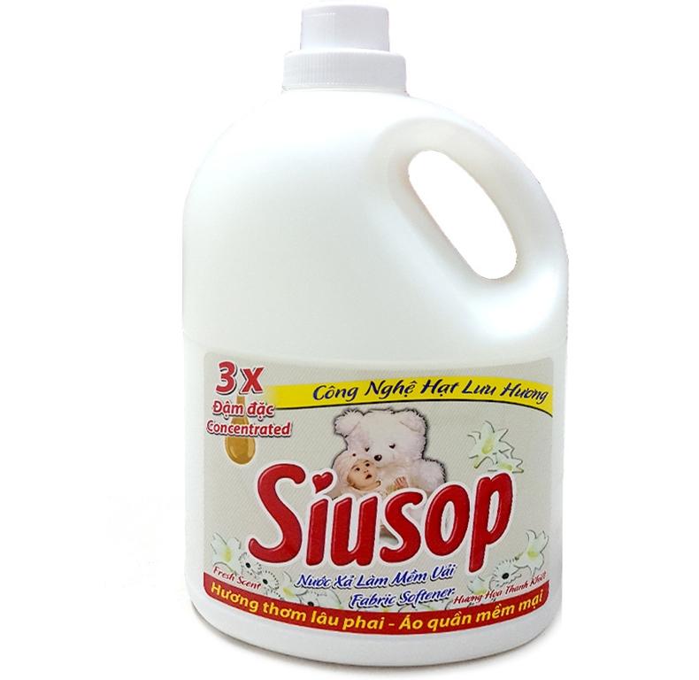 Nước xả vải Siushop Hương Tinh Khiết, can 3.8L