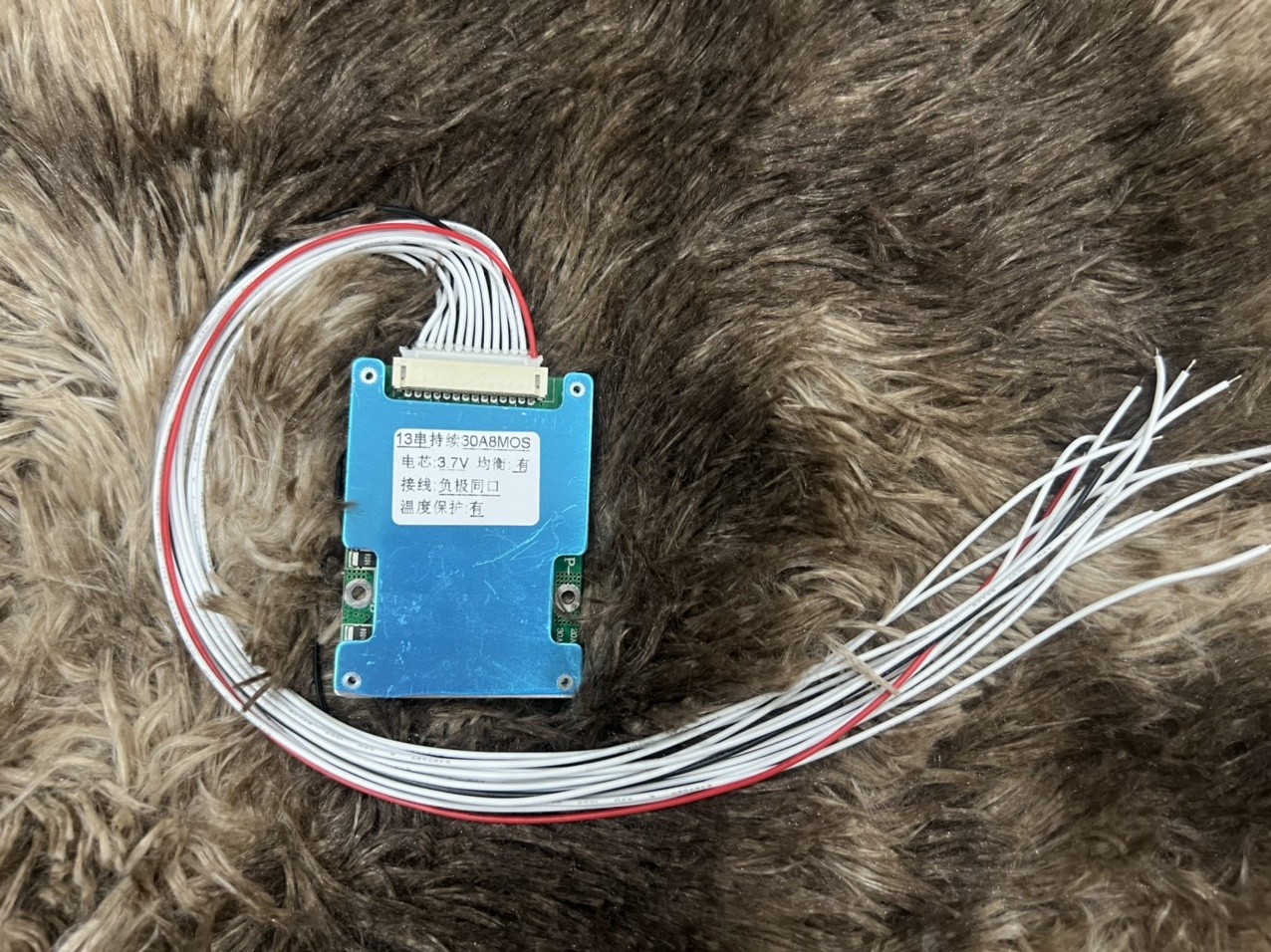 Mạch 13s 48v 30a, sạc và bảo vệ pin li-ion 3.7v.