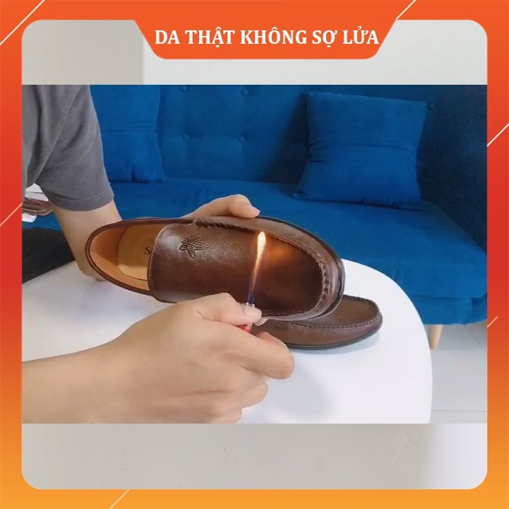 Giày Lười Nam Cao Cấp [DA BÒ THẬT 100%] Giày lười da bò cao cấp xuất khẩu