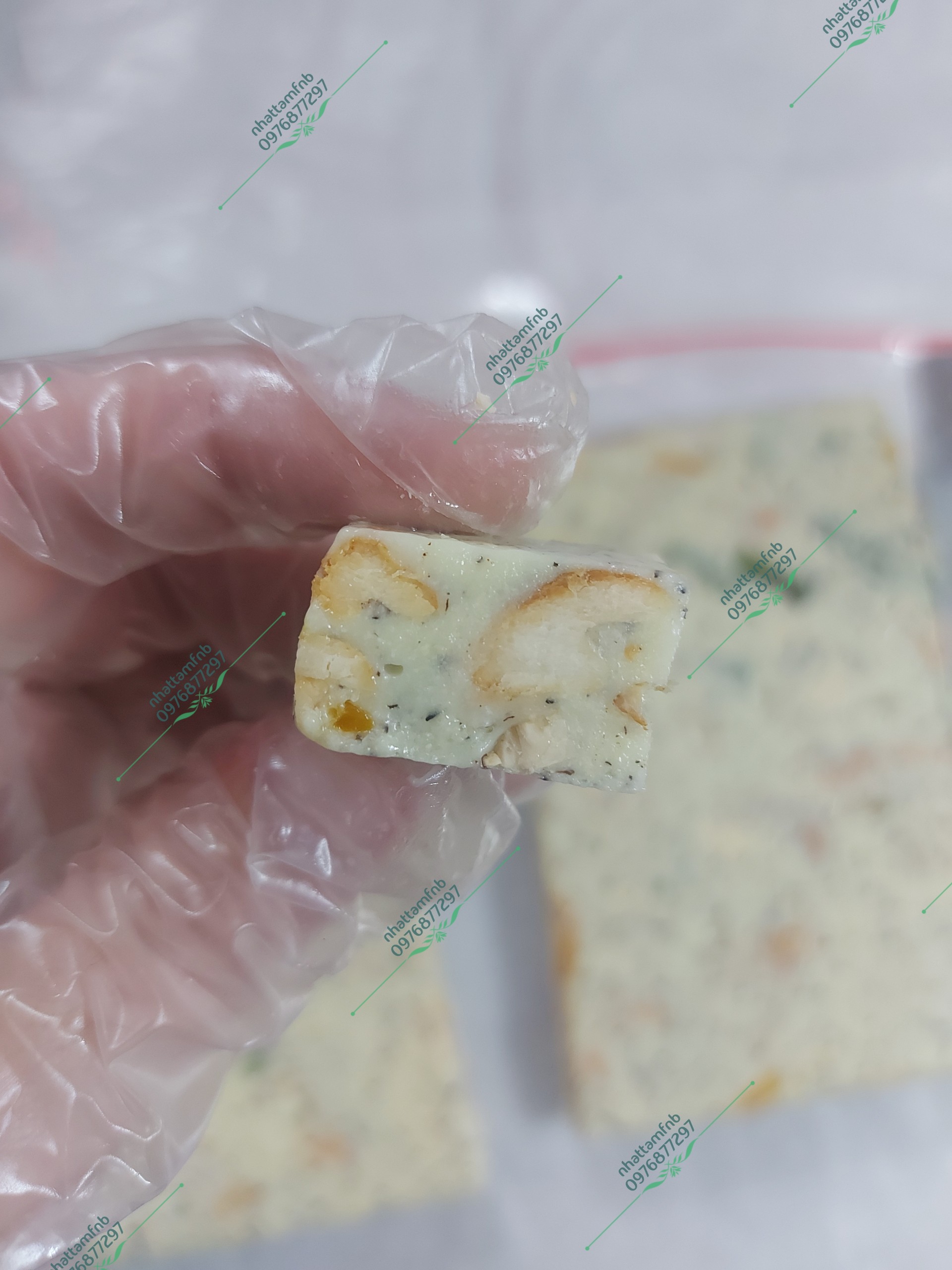 Kẹo nougat trà Bá Tước hạt và trái cây sấy, kẹo hạnh phúc trà bá tước