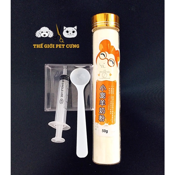 Bột sữa dê nắp vàng cao cấp hamster/thỏ/bọ/nhim/sóc