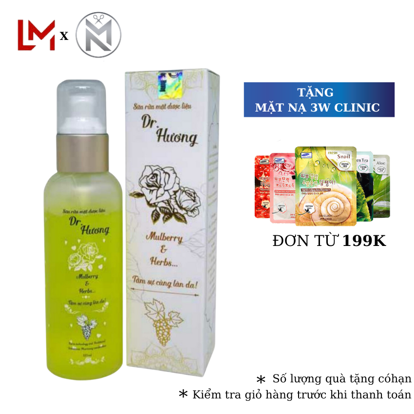 Sữa rửa mặt dr.hương thanh mộc hương dưỡng da, tái tạo da thanh mộc hương chính hãng