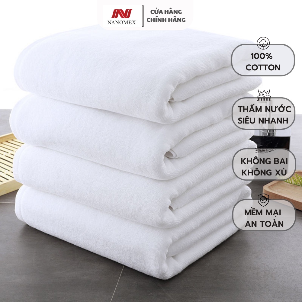 Khăn tắm khách sạn 70x140cm khăn bông 100% cotton chuyên dùng cho khách sạn 5 sao, spa
