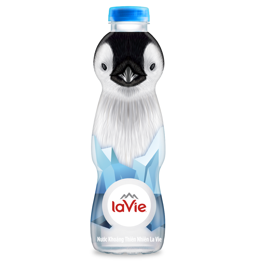 Nước khoáng thiên nhiên La Vie Kid 330ml [24 chai (2-3 nhân vật ngẫu nhiên)/ thùng]