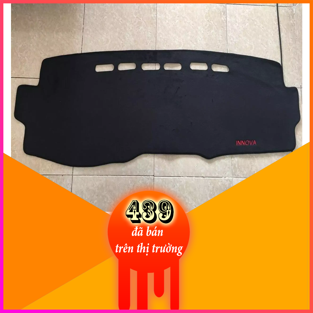 thảm chống nắng taplo xe Innova thảm nhung , đế chống trượt 2006-2015