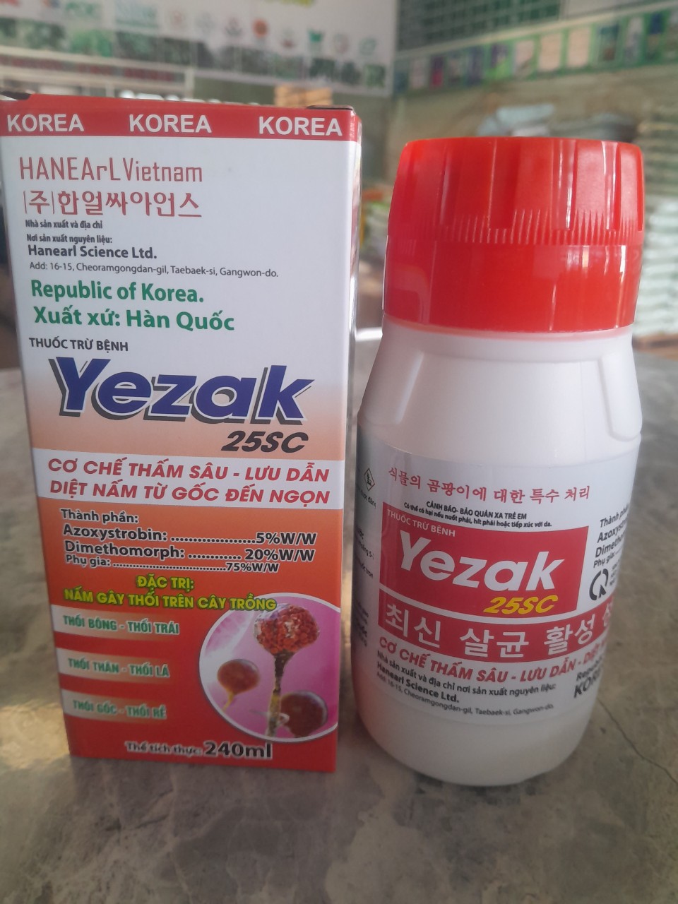 Thuốc trừ bệnh yezak 25sc 240ml