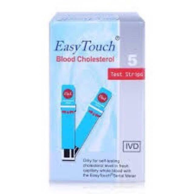 5 que thử mỡ máu, cholesterol cho máy đo easy touch gcu et322