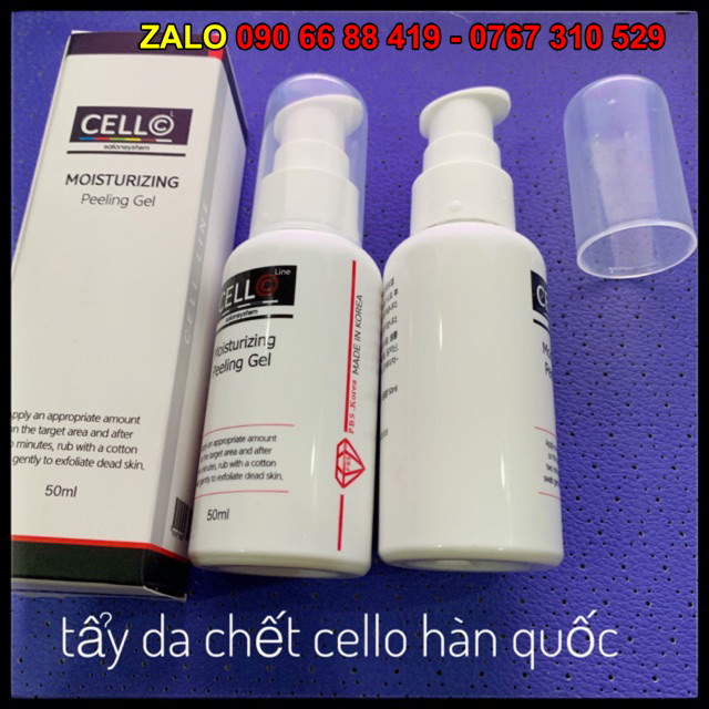 Tẩy da chết môi Cello Hàn Quốc 50ml - Gel tẩy tế bào chết môi CELLO chính hãng Hàn Quốc