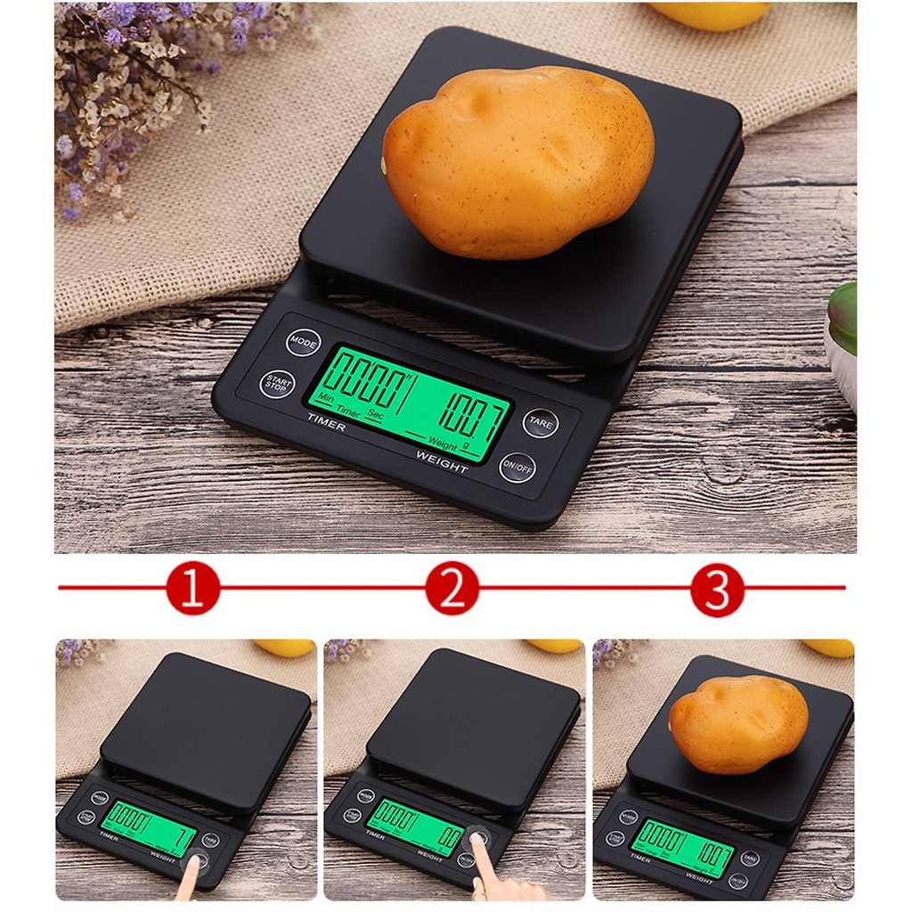 Cân tiểu li điện tử cao cấp 5kg MS-K07