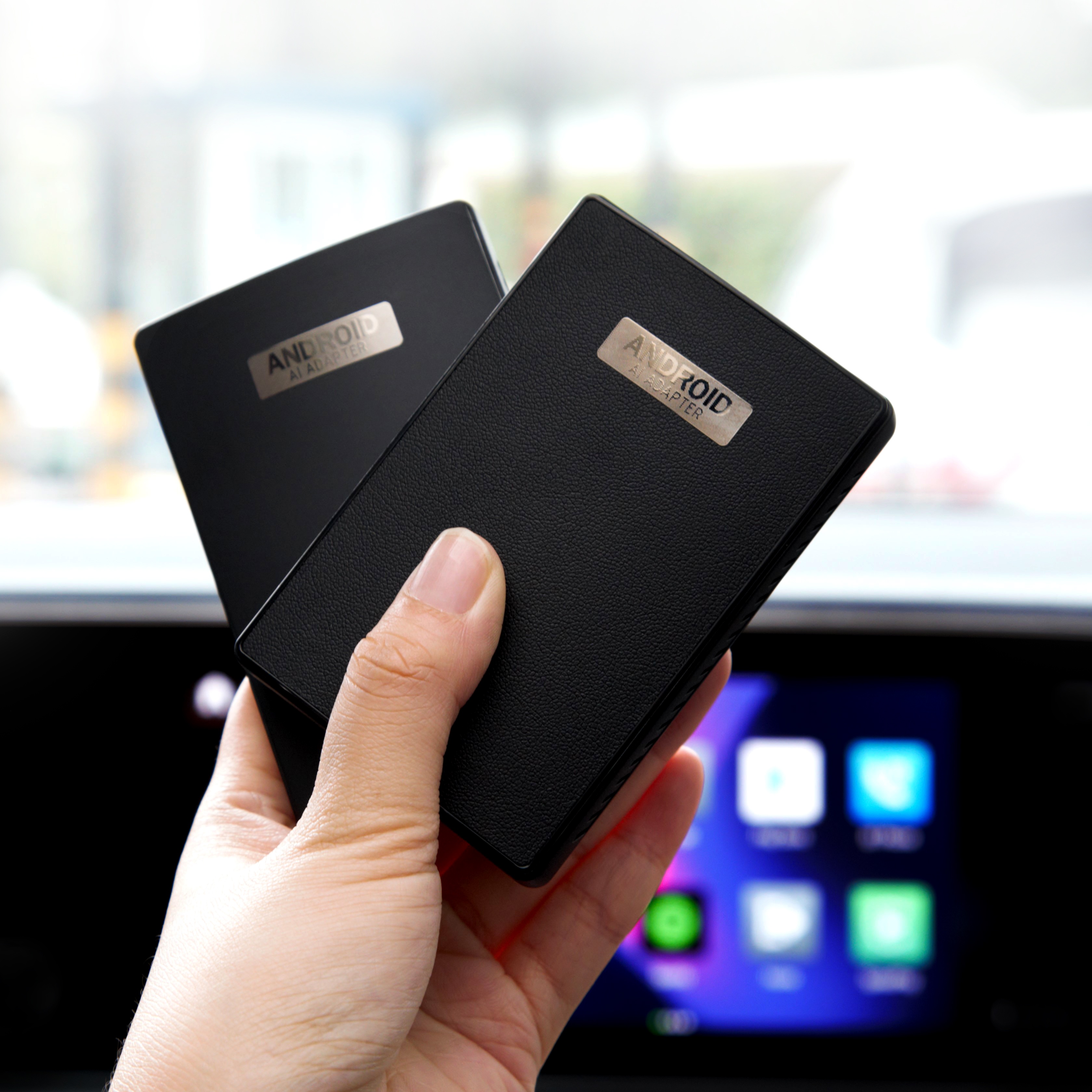 Ver 2 apple carplay/android auto không dây + android ai box 9.0