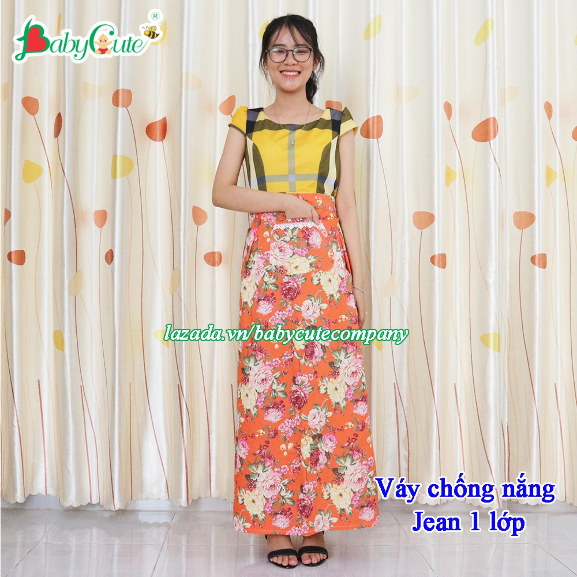 Váy chống nắng Jean cao cấp Beauty Lady - Thương hiệu BabyCute - giao mẫu ngẫu nhiên