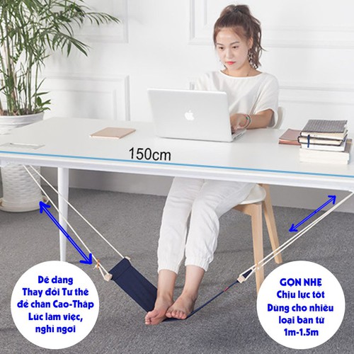 Võng gác chân thư giãn văn phòng