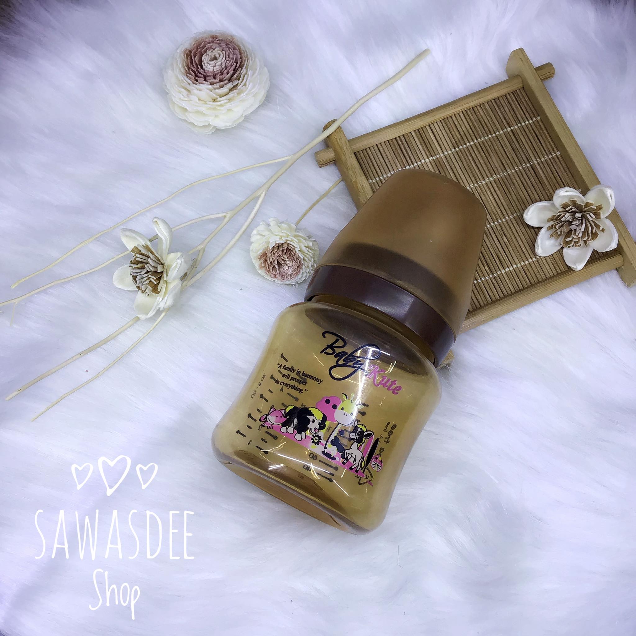 Bình sữa cổ rộng bằng nhựa pp 140ml nhập khẩu từ thái lan