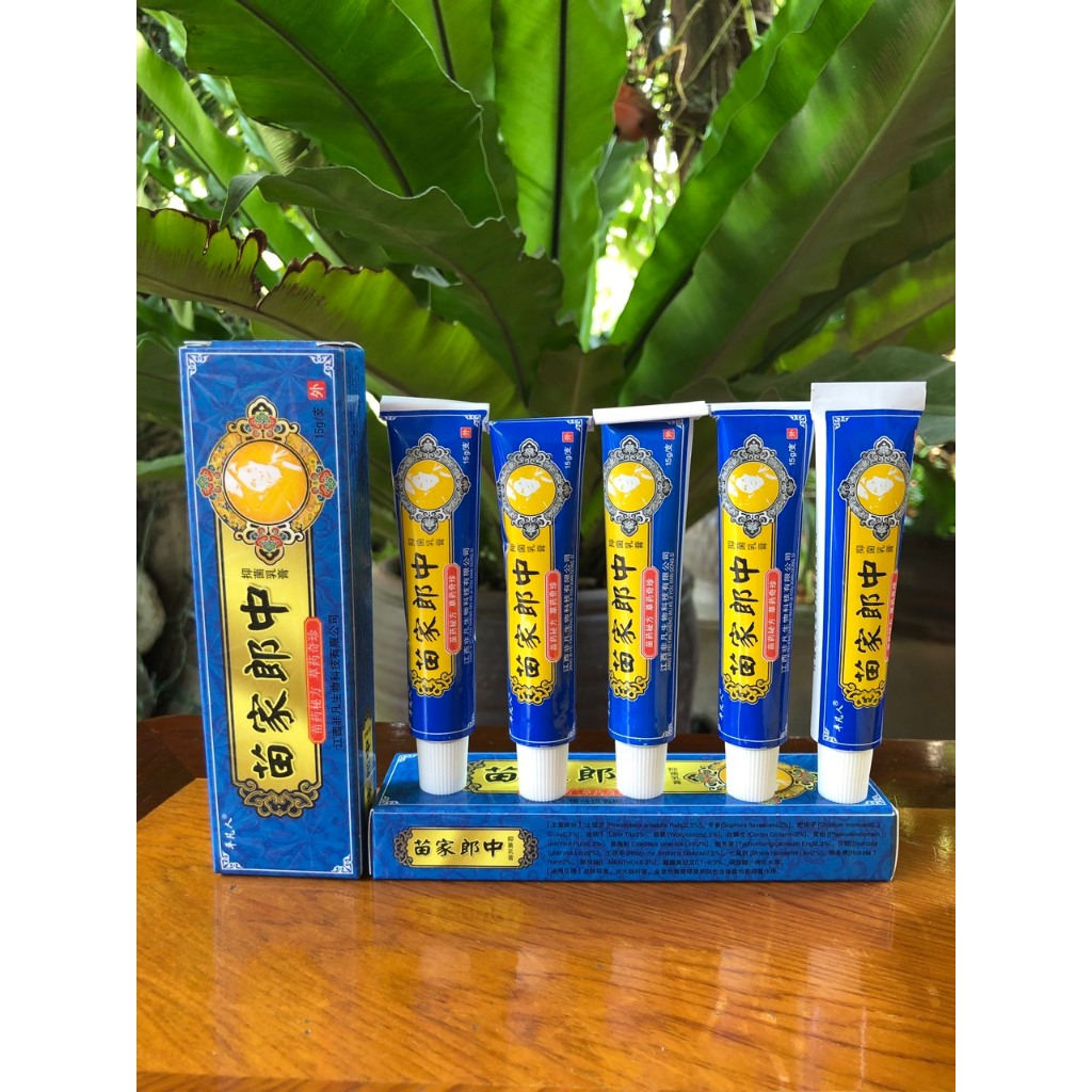Combo 5 chai tặng 1, kem bôi thảo dược hắc lào, nấm da, viêm da cơ địa, nhiễm trùng da, kem bôi da liễu ngoài da tuýp nhôm 15gr