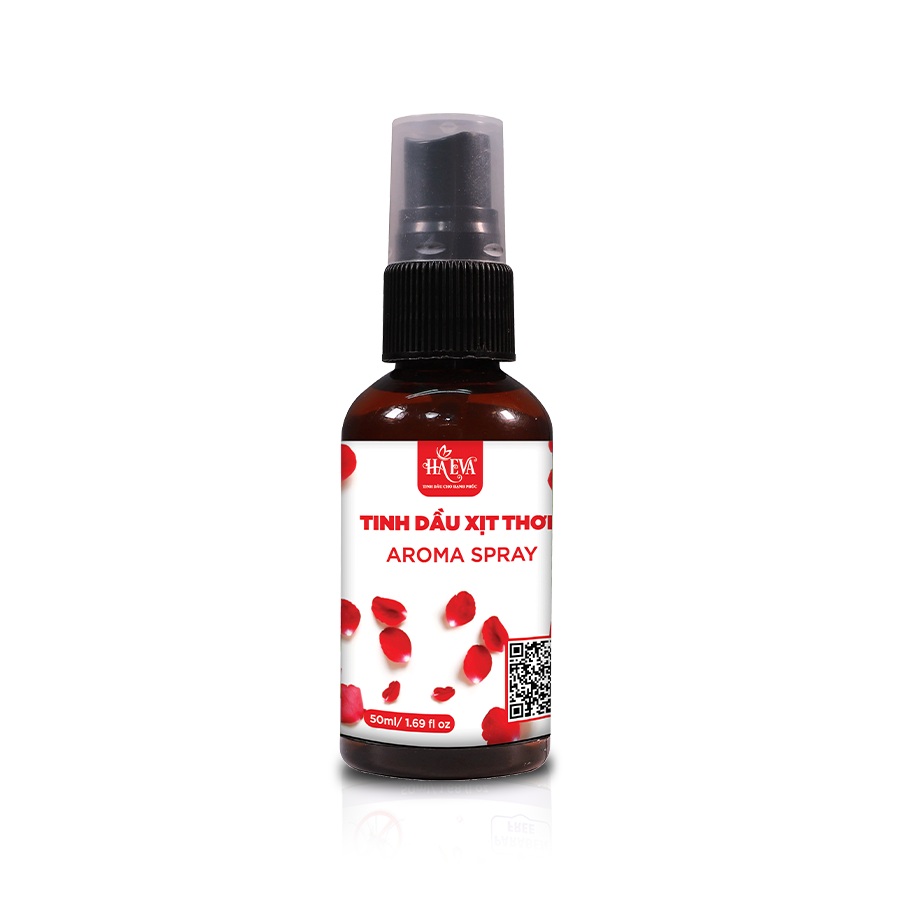 Tinh dầu xịt thơm hoa hồng 50ml haeva