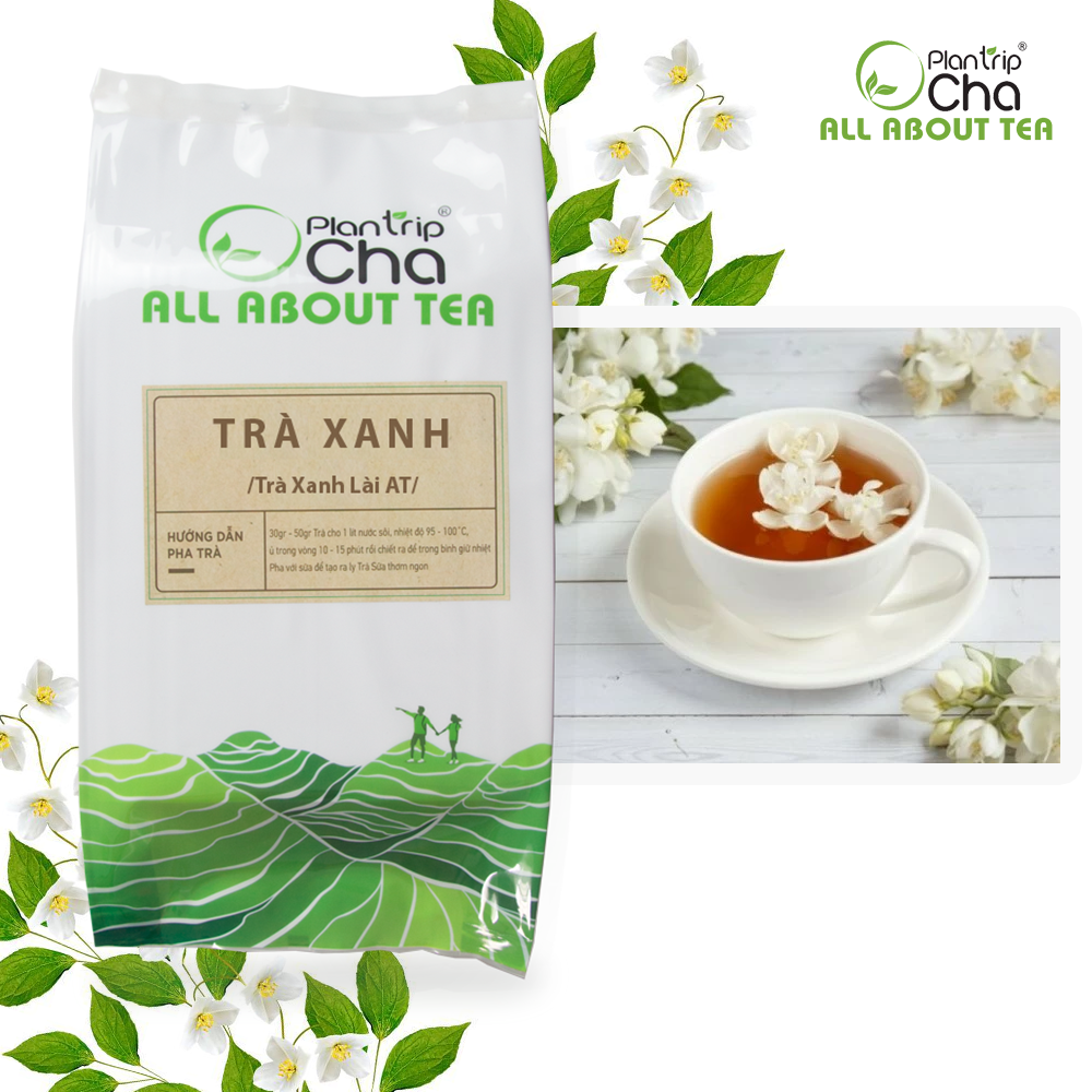 [HCM]Trà Xanh Lài AT Plantrip Cha Đậm Đà Vị Tinh Tế - Gói 1KG