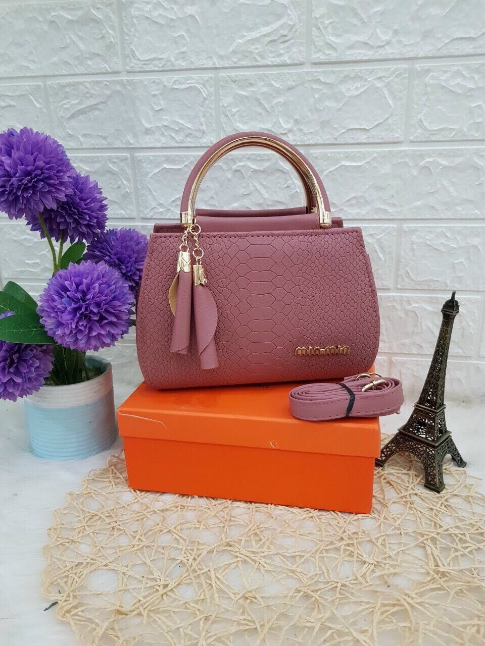 Giỏ Xách Quai Vồng Mini