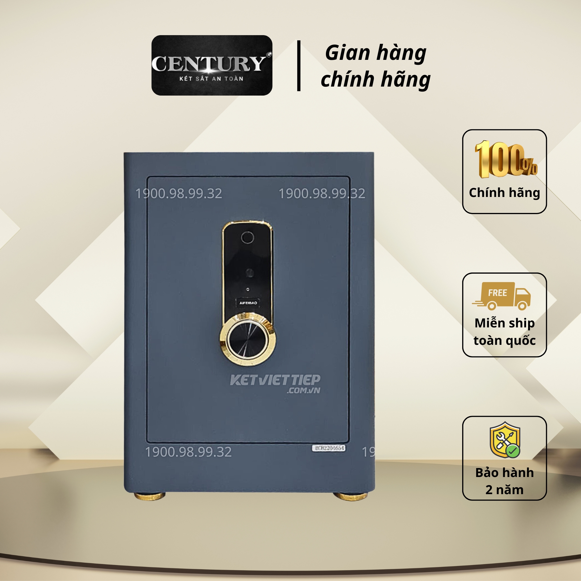 Két sắt thông minh aifeibao hk-m/d-55-as vân tay điện tử nhập khẩu chính hãng được kiểm tra hàng miễn phí ship toàn quốc