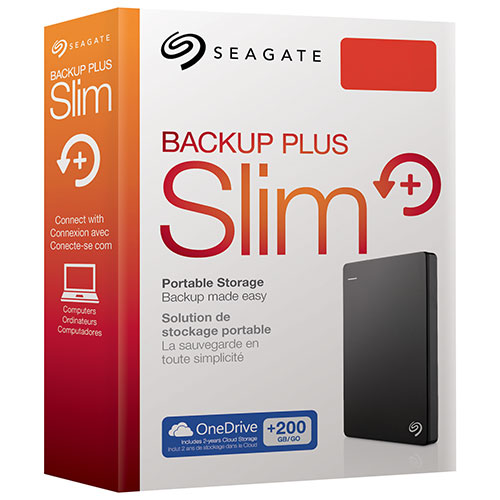 [HCM]Ổ cứng di động siêu mỏng - HDD Seagate 500GB Backup Plus Slim USB 3.0