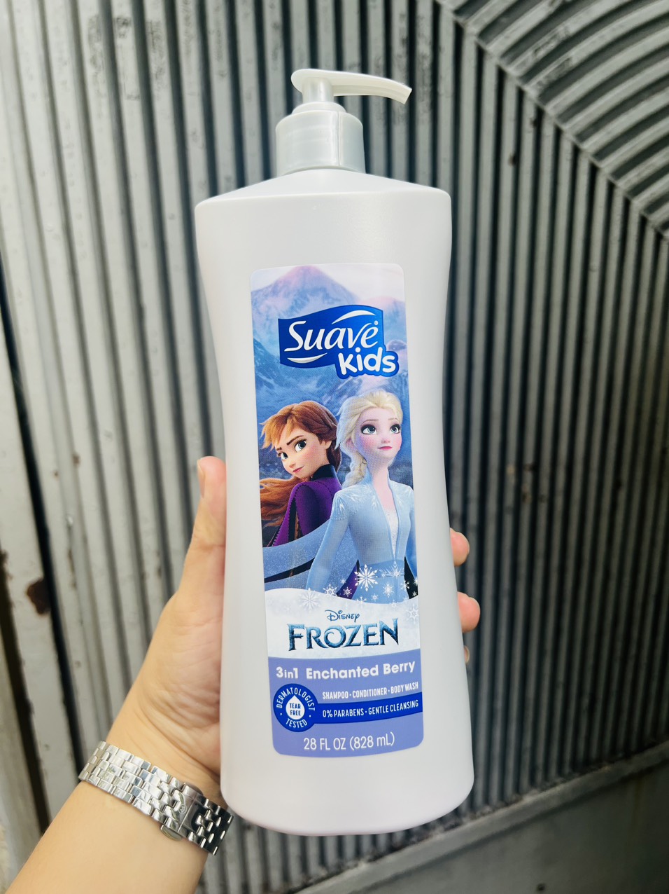 Sữa Tắm Gội Cho Bé Dầu gội + Dầu xả Suave Kids Disney Frozen II Tear Free
