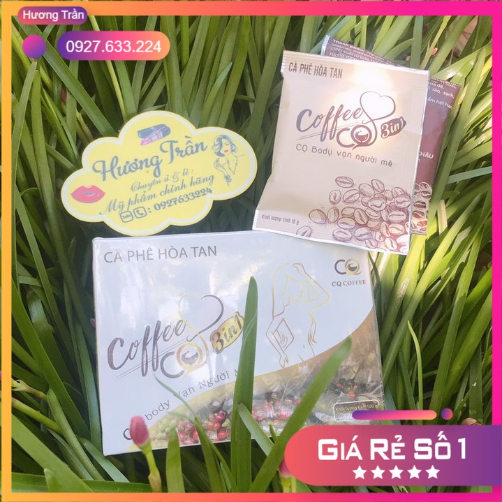 [Cafe uố ng Giảm Cân] CAFE GIẢM CÂN CQ SLIM COFFEE Chính Hãng