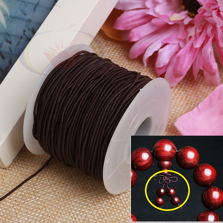 60m Dây Thun Co Giãn, Dây đàn hồi Xỏ Chuỗi Hạt đường kính 1.2mm