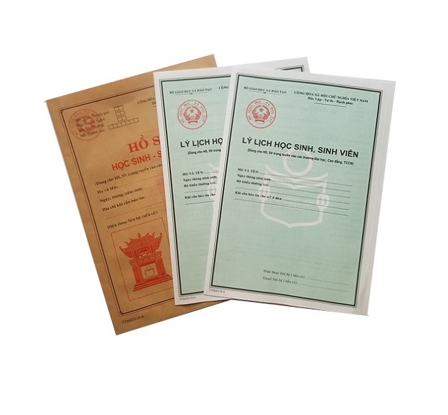 Bộ hồ sơ giành cho học sinh - sinh viên