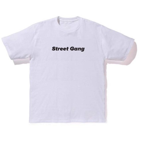Áo thun Chữ basic - Trắng - Street Gang