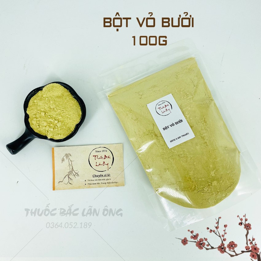 Bột Vỏ Bưởi Nguyên Chất Nhà Làm 100g