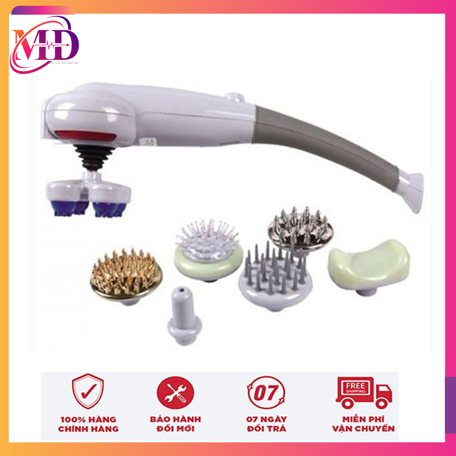 [GIÁ TỐT MỖI NGÀY] Máy matxa cầm tay King 7 đầu, máy mát xa tốt n hất hiện nay, matxa toàn thân, matxa vai gay, matxa đầu, vai, cổ