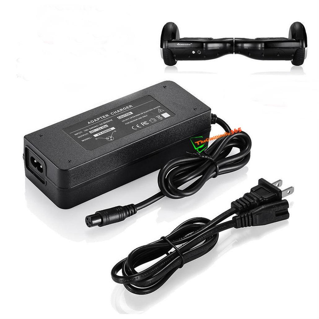 Adapter 42v 2a sạc xe điện cân bằng và pin li-ion 10s